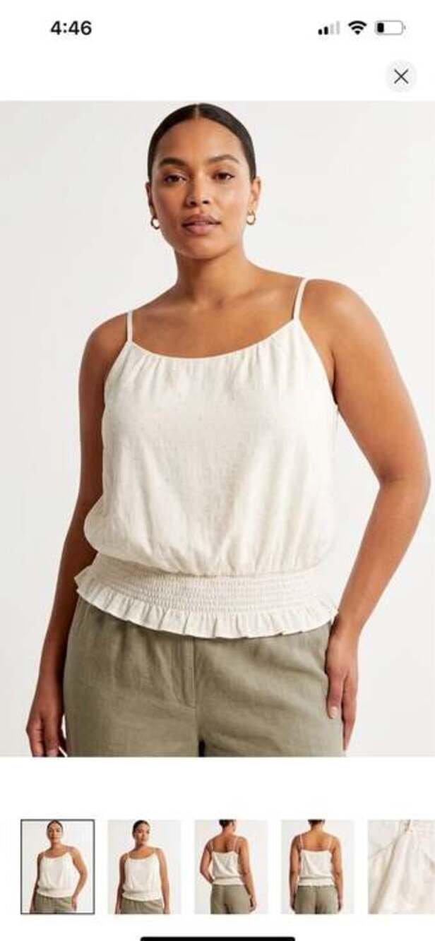 [Just In] Dance & Marvel Cream Blouse and White Pants NWT Size Large